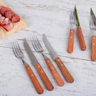 Jogo De Talheres Churrasco Cabo Madeira Tramontina 24 Peças