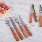 Jogo De Talheres Churrasco Cabo Madeira Tramontina 48 Peças