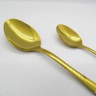 Jogo De Talheres Conjunto 12 Peças Luxo Dourado Jantar Cozinh