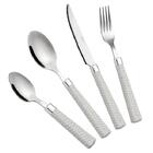 Jogo De Talheres Euro Home Varanda Gourmet Rattan 24 Peças Br