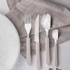 Jogo De Talheres Faqueiro 20 Peças Cinza Leme Tramontina