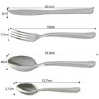 Jogo De Talheres Faqueiro Inox 24 Peças Búzios Tramontina