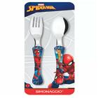 Jogo De Talheres Infantil 2 Peças Homem Aranha Simonaggio