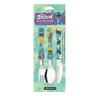 Jogo De Talheres Infantil Stitch Disney Aço Inox 3 Peças - Si