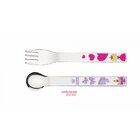 Jogo De Talheres Infantil Tramontina Lellos 3 Peças Aço Inox