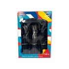 Jogo De Talheres Inox Caprese 25 Peças Preto