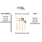 Jogo De Talheres Slim Gold Cdp