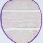 Jogo De Tapete Banheiro Antiderrapante Macarrão Roxo