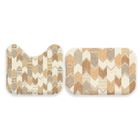 Jogo De Tapetes Para Banheiro 2 Peças Elegance  Único