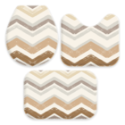 Jogo De Tapetes Para Banheiro Chevron  Único