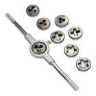 Jogo De Tarracha E Chave Macho Com 8 Pecas Cossinetes Para Ro