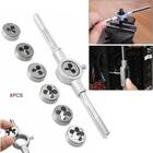 Jogo De Tarracha E Chave Macho Com 8 Pecas Cossinetes Para Ro