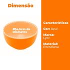 Jogo De Tigelas Bowl De Vidro 4 Peças Opalino Azul Claro 1l -