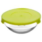 Jogo De Tigelas De Vidro Com Tampa Colorida 10 Peças