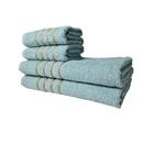 Jogo De Toalha 2 Banho 2 Rosto - 4pçs Coleção Dubai 100% Algo