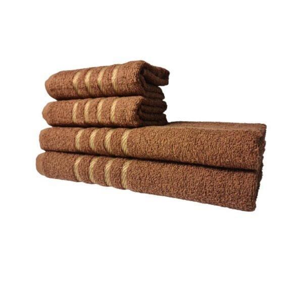 Jogo De Toalha 2 Banho 2 Rosto - 4pçs Coleção Montreal 100% A