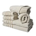 Jogo De Toalha 2 Banho + 2 Rosto Dubai E 2 Tapetes Piso Com A