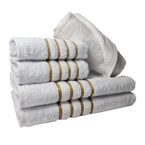 Jogo De Toalha 2 Banho E 2 Rosto Dubai + 1 Tapete Para Banhei