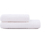 Jogo De Toalha 2 Peças - Banho + Rosto Aveludado Para Bordar