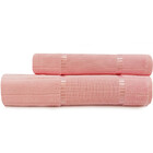 Jogo De Toalha - 2 Peças Banho + Rosto Aveludado Para Bordar