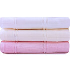 Jogo De Toalha 3 Peças Banho Aveludado Para Bordar - Artesana