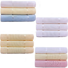 Jogo De Toalha 3 Peças Rosto Aveludado Para Bordar Bella Emco