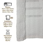 Jogo De Toalha 4 Peças Banho Rosto Tapete Piso Com Embalagem