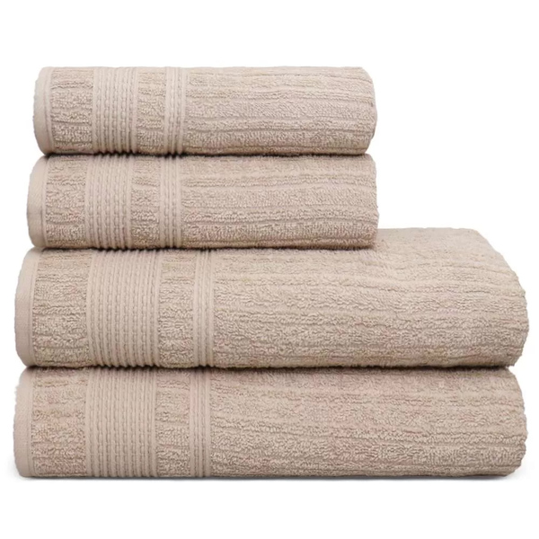 Jogo De Toalha 4 Peças - Fio Penteado - Sonata - 100% Algodão