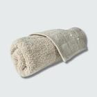 Jogo De Toalha 5 Pçs Gigante Felpuda Lisboa 100% Algodão Bege