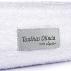 Jogo De Toalha 5 Peças Fio Penteado 100% Algodão Branca