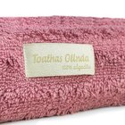 Jogo De Toalha 5 Peças Fio Penteado 100% Algodão Rose