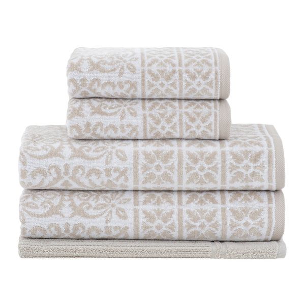 Jogo De Toalha 5 Peças Veludo - Guimarães - 100% Algodão - Bu