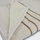 Jogo De Toalha 8 Peça Coleção Dubai 100% Algodão Bege