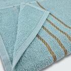 Jogo De Toalha 8 Peça Coleção Dubai 100% Algodão Bege+verde