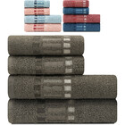 Jogo De Toalha Banho E Rosto 4 Peças Fio Penteado Bossa Camesa