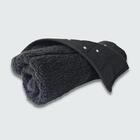 Jogo De Toalha Banho Gigante 6 Peças Egito 100% Algodão Preto