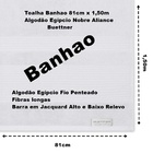 Jogo De Toalha Buettner Algodão Egípcio Nobre 5 Peças Aliance