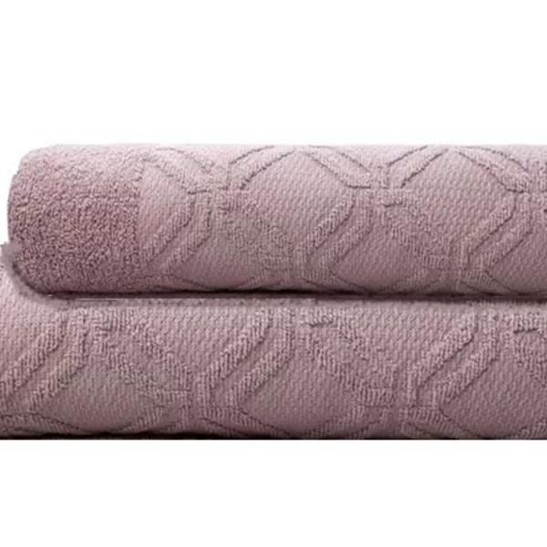 Jogo De Toalha De Banho 2 Peças 100% Algodão Gaya Camesa  Rosê