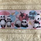 Jogo De Toalha De Banho E Rosto Infantil Karsten Lia Panda Am