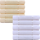 Jogo De Toalha De Visita 10 Peças Para Bordar Ponto Cruz 30cm