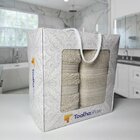 Jogo De Toalha Embalado Caixa Presente 1 Banho + 1 Rosto Gros