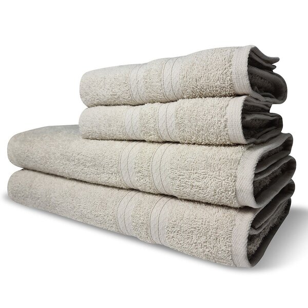 Jogo De Toalha Felpuda Lisboa 2 Banho + 2 Rosto Grossa 430g/m