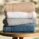 Jogo De Toalha Fio Penteado Algodão Banho Bragança 3 Peças Ka