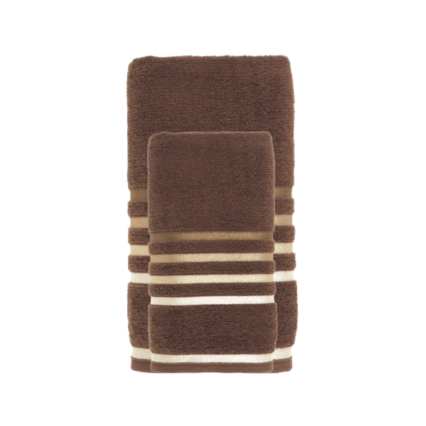 Jogo De Toalha Karsten Lumina - 2 Peças (banhão + Rosto) Choc