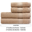 Jogo De Toalha Linea 100 Algodão Banho E Rosto Karsten