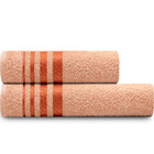 Jogo De Toalhas 100 Algodão 2 Peças Banho E Rosto Karsten Emc