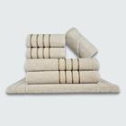 Jogo De Toalhas 12 Pçs Coleção Dubai 100% Algodão Mr+bg