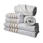 Jogo De Toalhas 12pcs - 4 Banhos 4 Rosto 4 Tapetes Br+cz