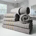 Jogo De Toalhas 12pcs - 4 Banhos 4 Rosto 4 Tapetes Cz+rs