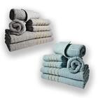 Jogo De Toalhas 12pcs - 4 Banhos 4 Rosto 4 Tapetes Cz+vd